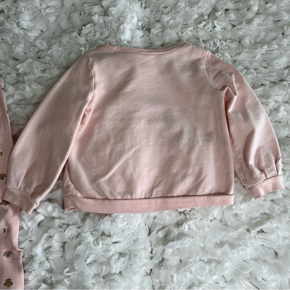 Toddler 2-Piece‎ Dog French Terry Pullover & Legging Set SIZE 24 MONTHS